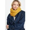 High quality knitted scarf, yellow