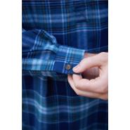 Grandfather Shirt - Green Tartan S