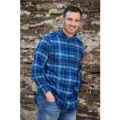 Grandfather Shirt - Green Tartan 2XL