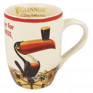 Guinness mug with Toucan emblem
