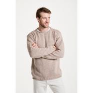 Knitted pullover for men, anthracite M