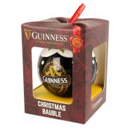 Guinness Christmas Bauble, black, classic logo