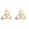 10 K Gold Trinity Knot Earrings