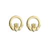 10K Gold Claddagh Earrings