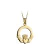 10K Gold Medium Claddagh Pendant