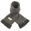 Hochwertiger Herren-Strickschal, grau