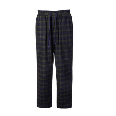 Lounge/Pyjamahose, Green Tartan