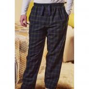 Lounge/Pyjamahose, Green Tartan