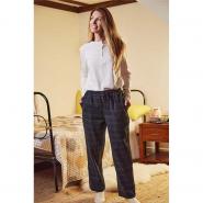 Lounge/Pyjamahose, Green Tartan unisex