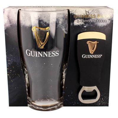 Guinness Toucan Pint Glass with Bottle Opener