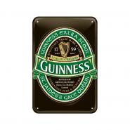 Blechschild, Guinness Logo grün