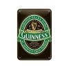 Blechschild, Guinness Logo gr&uuml;n