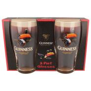 Guinness Gläser Set 0,568l, Tukan Motiv